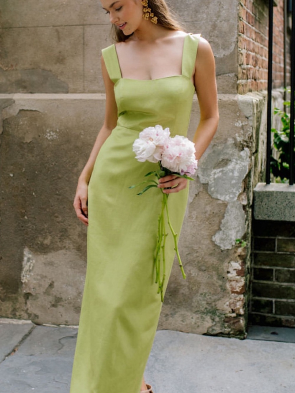 Lula Kate Beckett Bodice With Straight Skirt Long in Drapey Bengaline